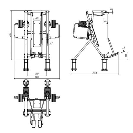 Outdoor-Standing-Abductor-Machine