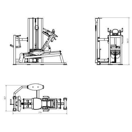 BS-234-Selectorized-Horizontal-Leg-Press-Machine-1